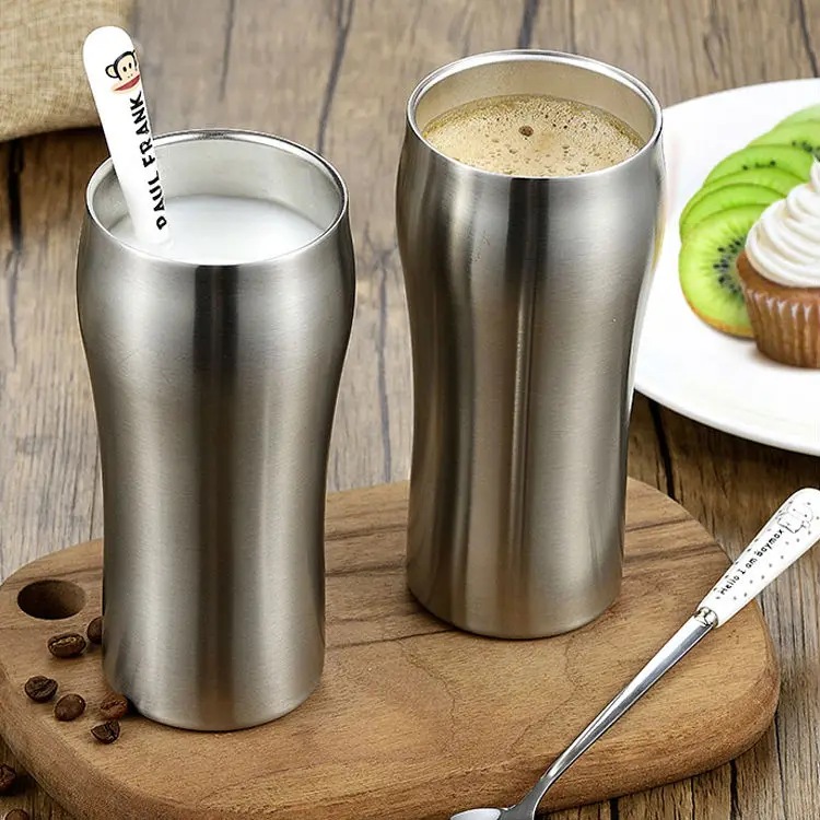 Ideal Drinkware Beverage Cup for Hot Coffee Iced Beer Stainless Steel Double Wall Vacuum Insulated Mug  (7)
