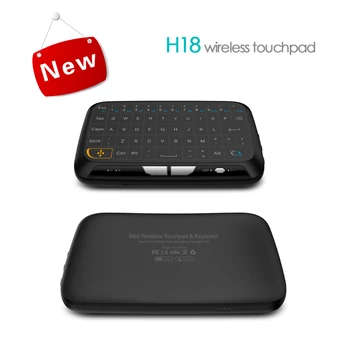 

Mini H18 keyboard 2.4g touchpad mini keyboard H18 2.4g wireless remote control PC smart TV notebooks