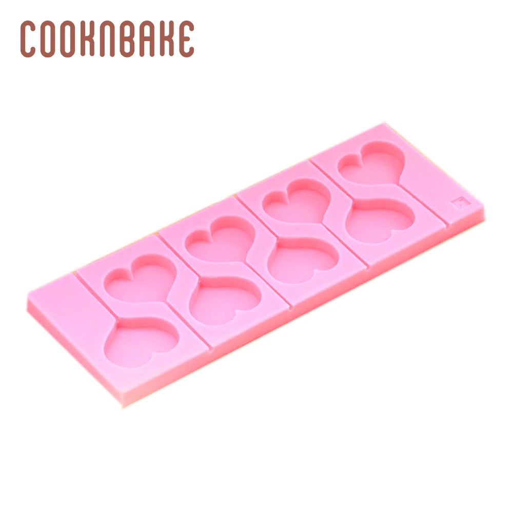 COOKNBAKE форма сердца силиконовые формы для леденцов Шоколад Конфеты помадка плесень торт выпечки инструмент конфеты леденцы формы 8 отверстий