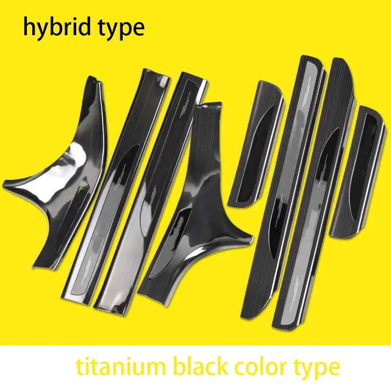 Lsrtw2017 из нержавеющей стали автомобильные накладки на пороги дверей для honda accord 2012 2013 9th поколения - Название цвета: hybrid type