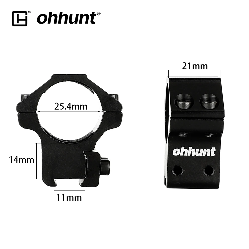 Ohhunt тактический прицел 2 шт. 1 дюйм 25 4 мм кольца 11 крепление направляющей