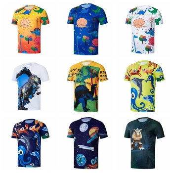 

2019 Summer Children Cycling Jersey Bicycle T-shirt Top Clothing Road Bike Jersey Shirt Sportswear for Boy and Girl Orange