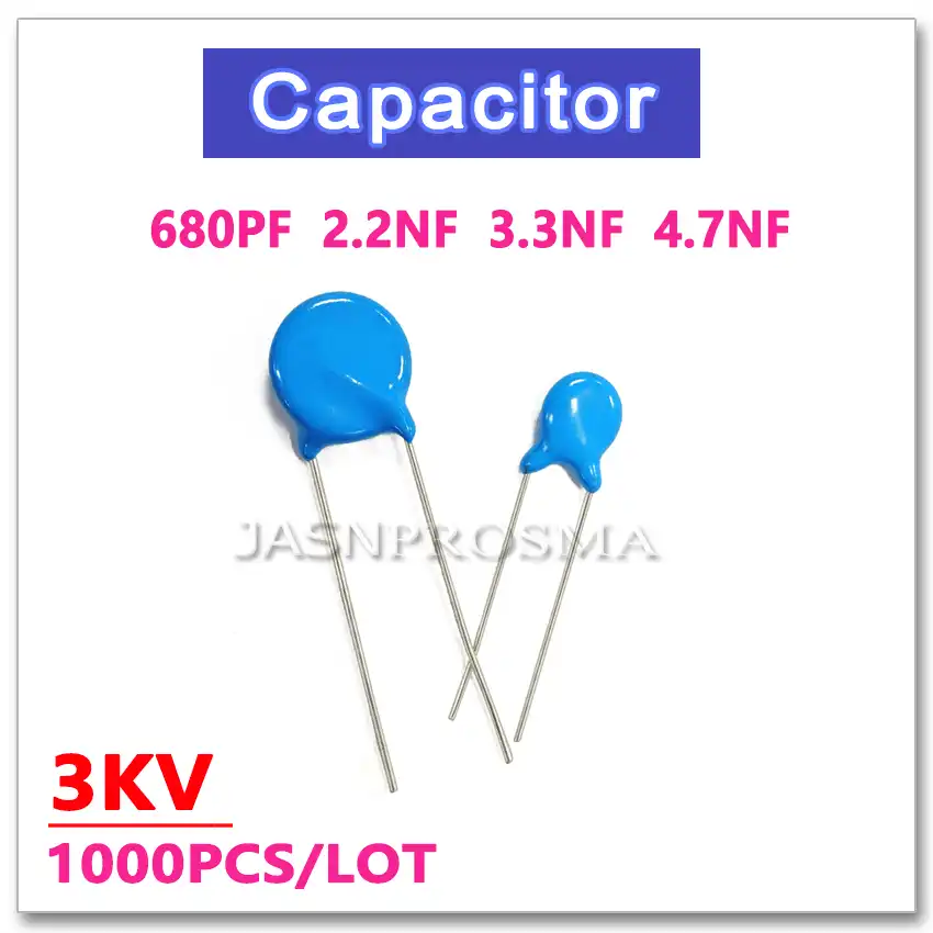 Ceramic Capacitor /' 3KV 472 4700 pF 5 pcs From USA