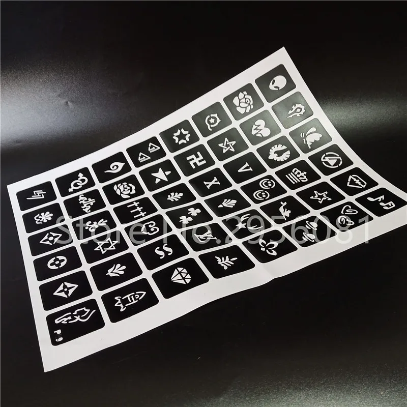 24 Colors Powder Temporary Shimmer Glitter 4 Glues 2 Brushes 1 Stencils 1 Cleansing Water For Tattoo Body Kids Face Art