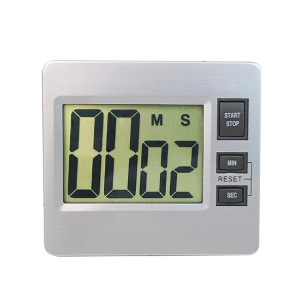 Large LCD Digital Kitchen Cooking Timer Count-Down Up Racing Counts Watch Alarm Clock Commercial Residential	