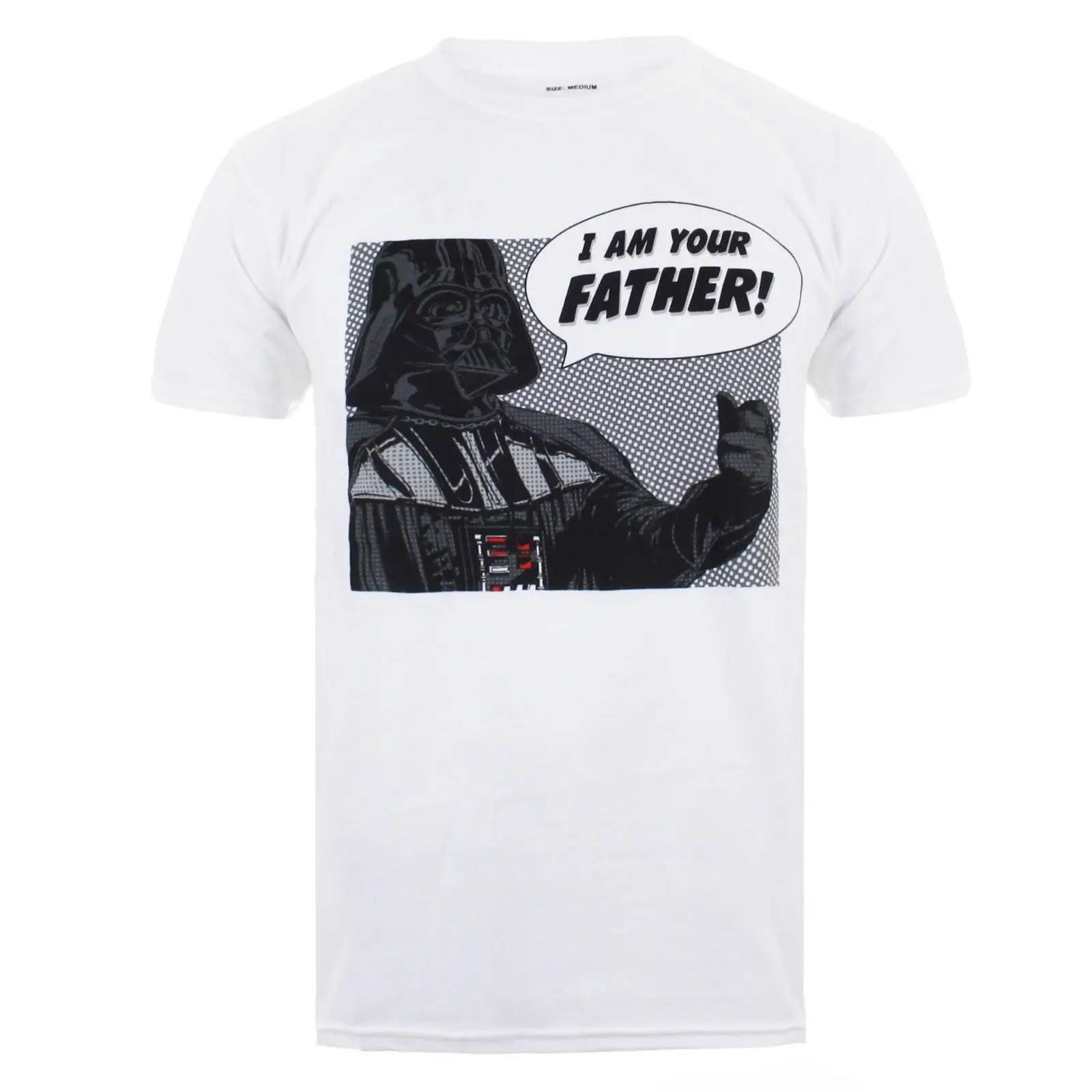 

Star Wars Mens T-Shirt Tee - I AM YOUR FATHER - White - S To XXL - SALE Free shipping Harajuku Tops O-Neck T Shirt