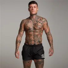 Летние мужские Шорты Для Бега Фитнес для похудения спортивные шорты с принтом Спортивные шорты тренировочные для бегунов Rashgard тренировочные брюки для тренировок