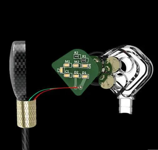 YINJW P8 три динамических драйвера системы колонки HIFI Бас Сабвуфер в ухо наушники