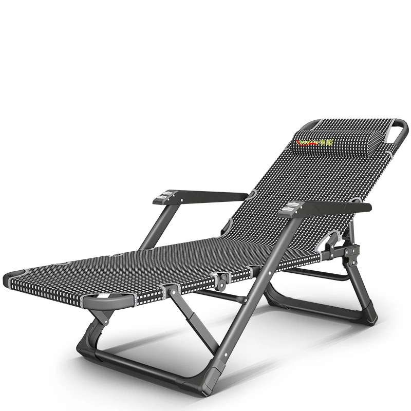  Cheap Home Adult Folding Recliner Balcony Leisure with Armrests Nap Bed Lazy Couch Multifunctional 