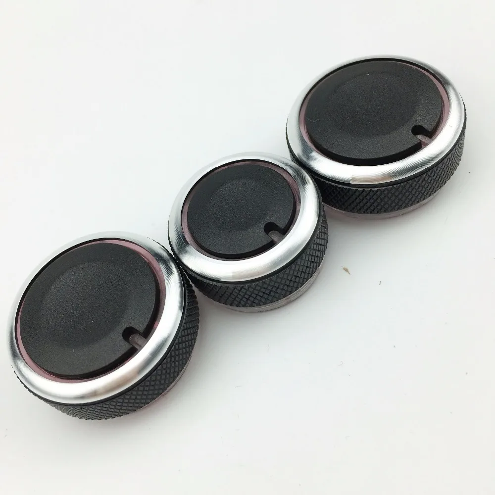 Car styling Aluminum alloy air conditioning knob AC Knob For VW POLO
