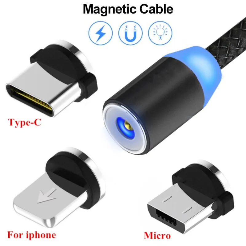 

Type-C Micro USB For Samsung Galaxy S10 S8 S9 Plus S7 Note 9 A90 A70 A5 A7 J5 2017 A6 A8 Plus 2018 Traver Magnetic Charger Cable