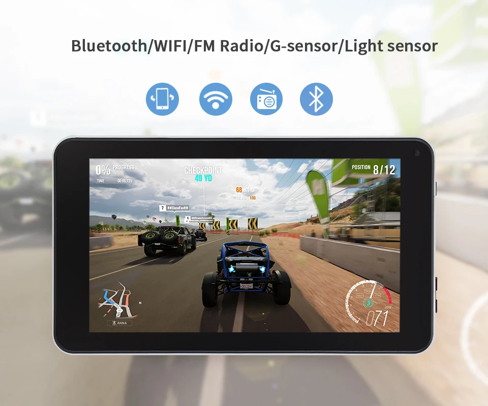7 inch Tablet PC Aoson M751 8GB 1GB 1024*600 Android 5.1 Quad Core Dual Cameras Bluetooth Wifi Multi languages Tablets Promotion