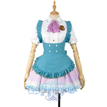 

W1157-6 LoveLive!SunShine!! Aqours Mijyuku Dress Valentine's Day Unawakened Kanan Matsuura Cosplay Costume Custom Maid Dress