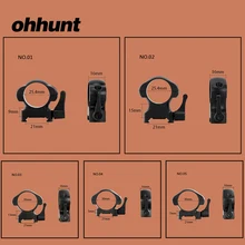 Ohhunt Тактический 1 дюймов 25,4 мм или 30 мм сталь быстросъемные Пикатинни кольца для прицела Weaver Крепление прицела винтовки для охоты прицел