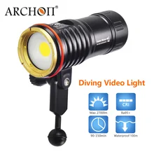 ARCHON COB led свет Дайвинг 2700lm Водонепроницаемый 100 м Дайвинг фотографии заполняющий свет высокое качество дайвинг фото видео освещение лампы