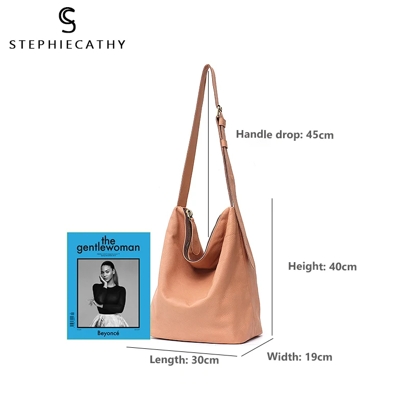SC, женские кожаные сумки, винтажная, роскошная, натуральная кожа, сумка, большая, Хобо, твердый, длинный ремень, большой, через плечо, женская сумка на плечо