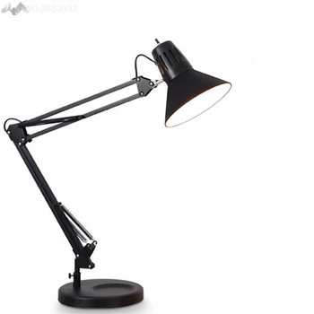 

JW Modern Adjustable Table Lights Black/White Long Arm Desk Lamps for Living Room Bedroom Bedside Indoor Lighting Decoration