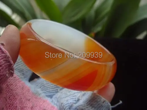 

huij 00921 NATURAL PRETTY WHITE+RED A+ AGATE QUARTZ CRYSTAL BRACELETS
