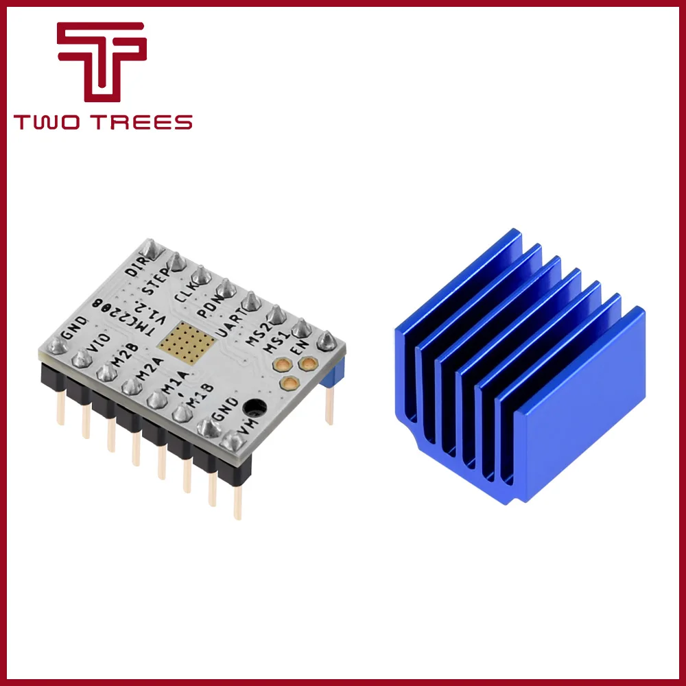 5 шт. TMC2208 шаговый двигатель бесшумный драйвер StepStick Бесшумная Отличная защита для 3D-принтера Sky V1.3 запчасти