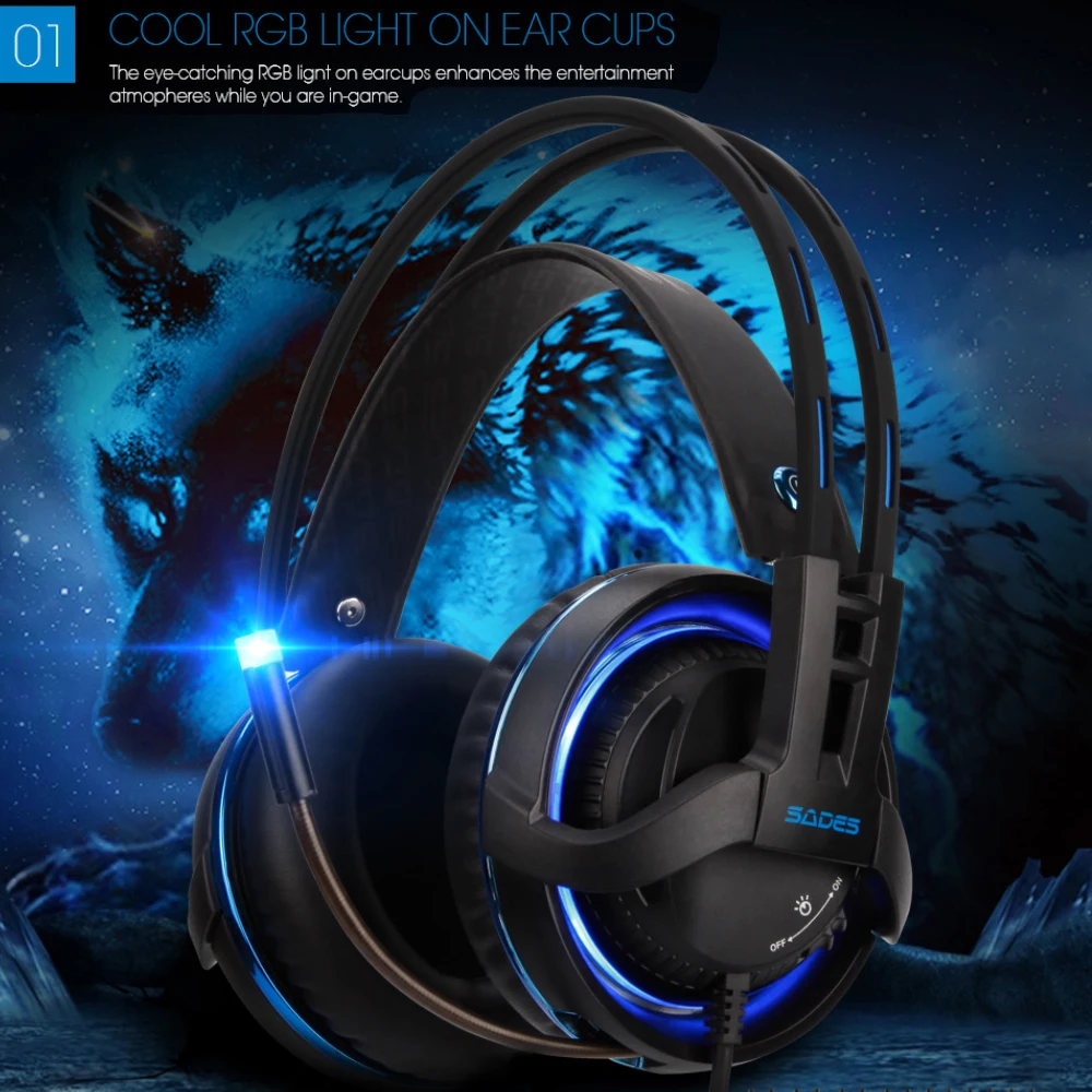 SADES Diablo Realtek Gaming Headset 
