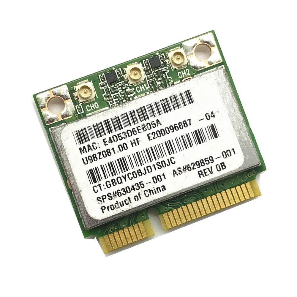 Для Atheros AR9380 AR5BHB112 убийца N1103 450 Мбит/с Mini Pci-e плата Wireless WLAN Card