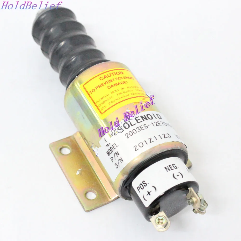Diesel Fuel Shut off down Stop Solenoid Valve 2003ES 12E7U1B2S2Ain