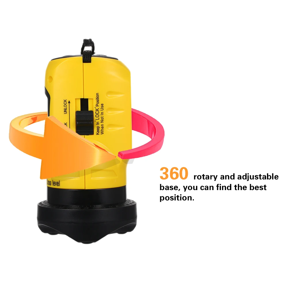 Нивелир лазерный с 2 линиями поворот на 360 градусов|laser level 360|laser levelcross laser |