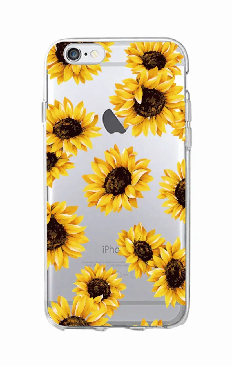 Милый Летний мягкий прозрачный чехол для iPhone 12 11 Pro 7 7Plus 6 6S 6Plus 8 8PLUS X XS Max|Бамперы| |