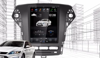 

Vertical Screen Tesla Style Android 6.0 10.4 Inch Car Radio Dvd Player Gps For Ford Mondeo 2 Din Navigation 2007-2010 2011 2012