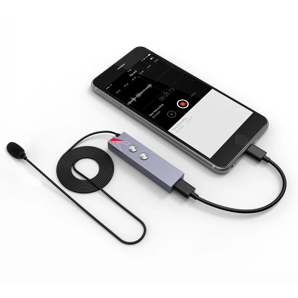 

Aputure A.Lyra Digital Lavalier Microphone Broadcast Quality for IPhone 7 plus for IPad IOS with USB-C Interface