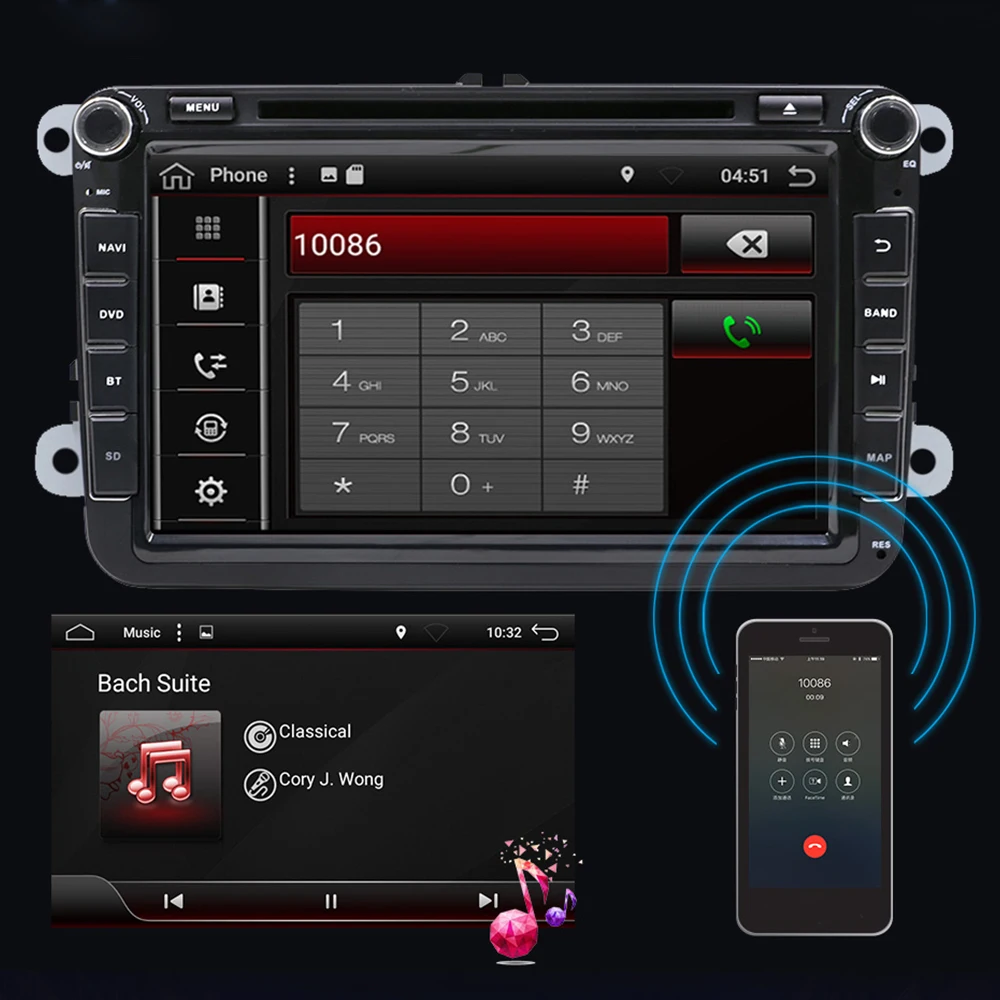 Perfect Eunavi 2 Din Android 9 car dvd radio player gps for Volkswagen VW Polo Jetta Tiguan passat b6 cc fabia Skoda Octavia Sea Leon 2 Perfect Eunavi 2 Din Android 9 car dvd radio player gps for Volkswagen VW Polo Jetta Tiguan passat b6 cc fabia Skoda Octavia Sea Leon 2