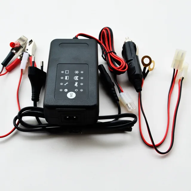 12v Car Battery Charger With Desulfating 3 Kinds Of Output 12v Car Battery Charger With Desulfating 3 Kinds Of Output Connectors Alligator Clips