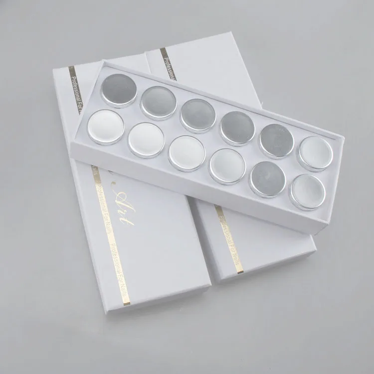 12 Colors/Set mirror powder nails Chrome Mirror Powder Mirror Effect