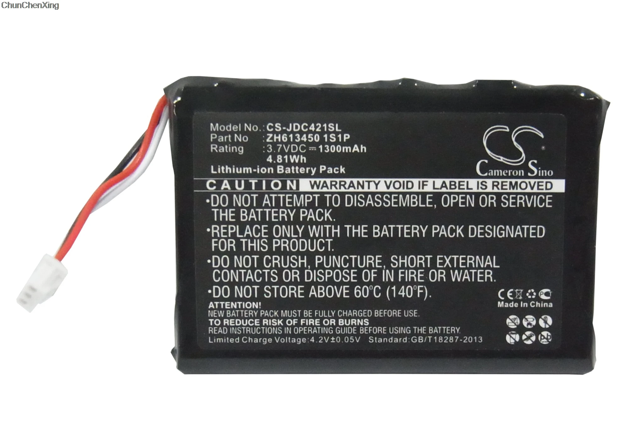 Cameron Sino 1300 мАч аккумулятор ZH613450 1S1P для JDS Labs C421 C5 C5D|Цифровые аккумуляторы| |
