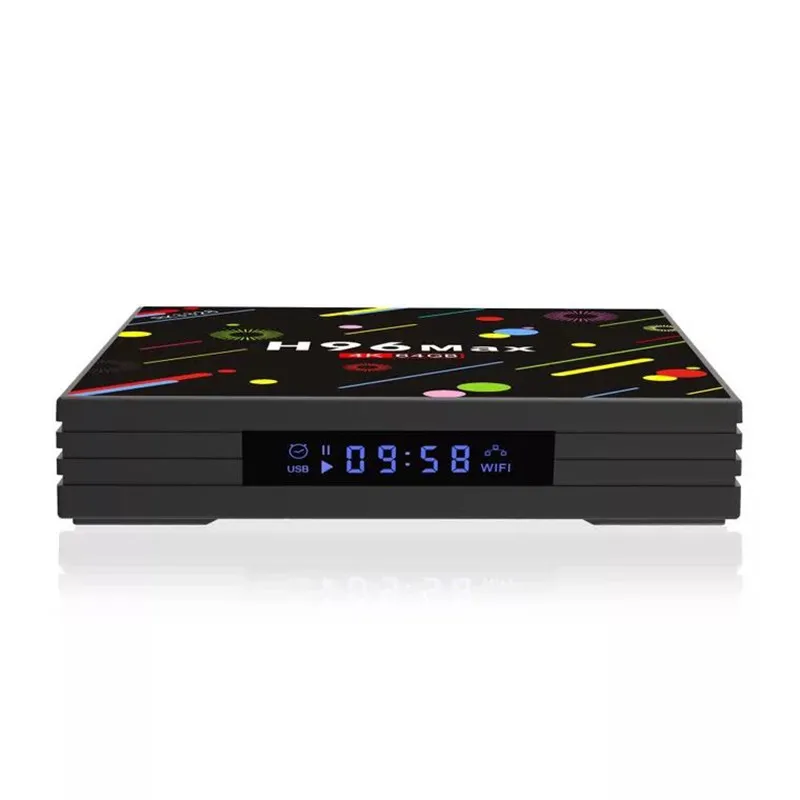 

DJYG H96 MAX H2 Android 7.1 TV Box 4GB 64GB RK3328 Quad Core 4K VP9 HDR10 USB3.0 WiFi Bluetooth 4.0 Media Player PK X92 X96