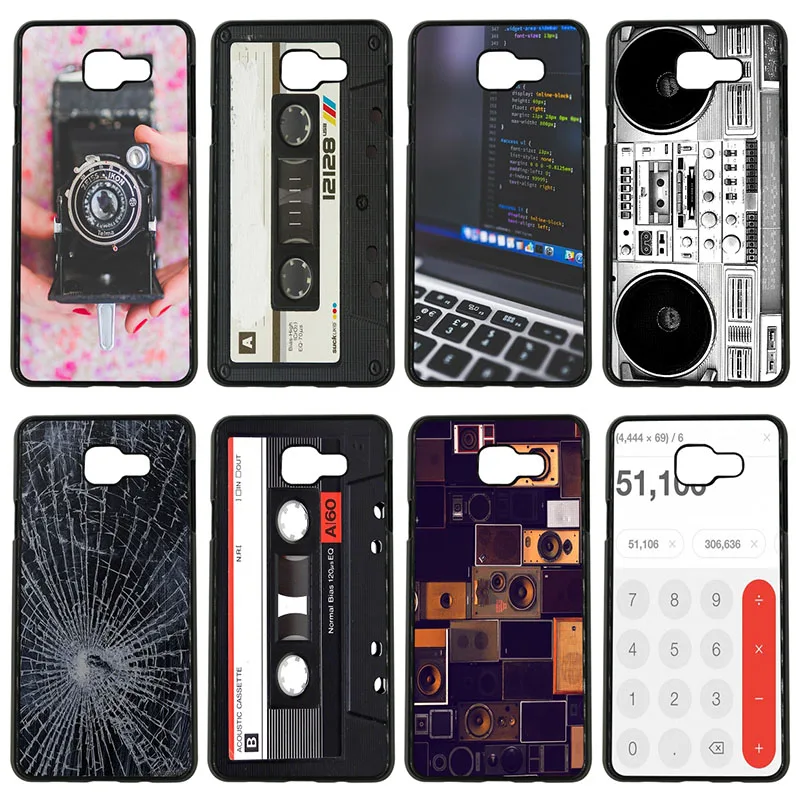 Nostalgic Calculator Cassette Tape Cell Phone Case Hard Cover for