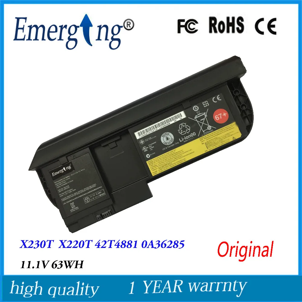 11.1v 63wh New Original Laptop Battery for lenovo X230T X220T 42T4881 0A36285 67+ Tablet Series 11.1v 63wh New Original Laptop Battery for lenovo X230T X220T 42T4881 0A36285 67+ Tablet Series