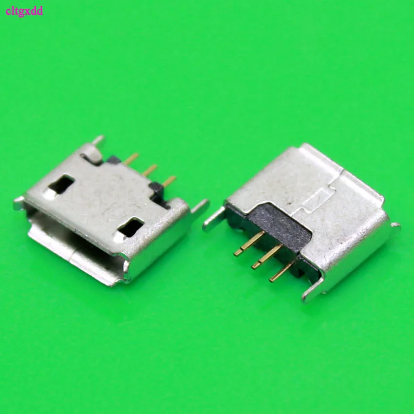 clgxdd 10pcs/lot B type female 180angel Micro USB socket connector 5P Direct Plug-in for charging Mobile phone | Строительство и