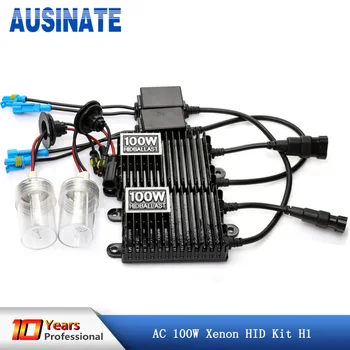 

12v 100w xenon h1 brightest 4300K 6000K hid conversion kit with square ballast , 100w hid kit h1 xenon lamp bulb