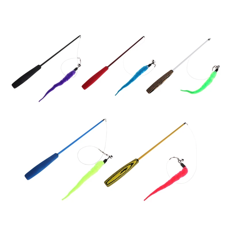 

Pet Cat Toy Retractable Wand with Interactive Funny Training Teaser