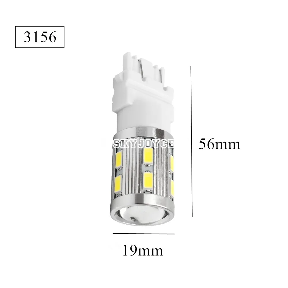 100 X S25 1156 BA15S P21W 5730 12SMD 12V Auto Car Turn Lamp Reverse Tail Light Parking Light Turn Led Car Led Bulb 1157 T20 3156 (11)