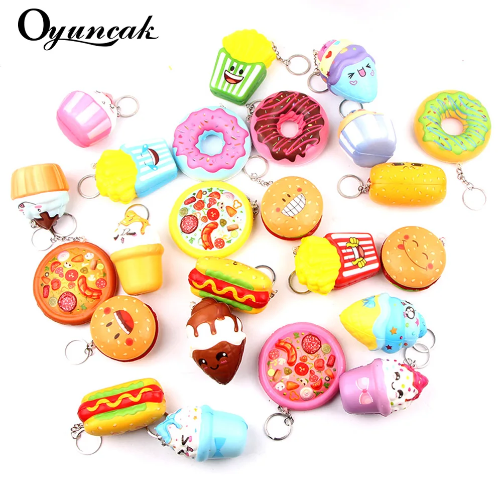 

Oyuncak Antistress Squishy Novelty Gag Toys Squish Funny Surprise Donut Stress Relief Toy Key Chain Prank Kawaii Squishies Jumbo