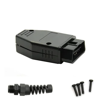 

10pcs/lot New Arrival ODB ODB2 ODBII EOBD2 ODB11 J1962 Male Connector Plug Adapter WiringOBD2 16Pin Connector Free Shipping