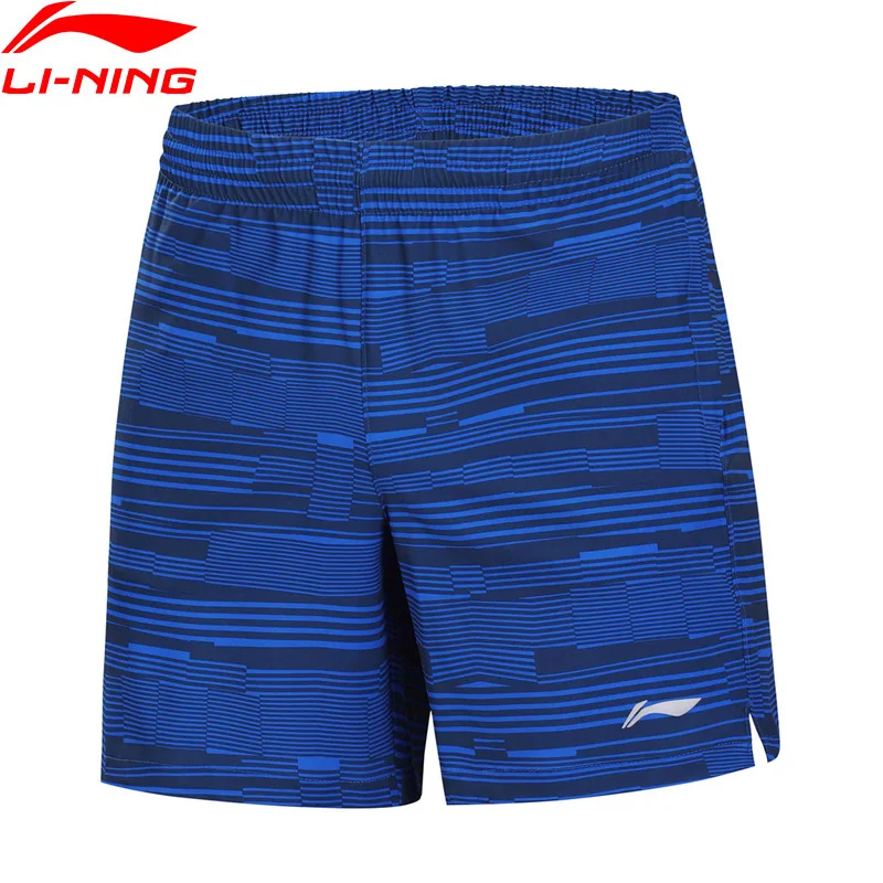 

Li-Ning Men Running Series Shorts Breathable 88% Polyester 12% Spandex LiNing Regular Fit Comfort Sports Shorts AKSN243 MKD1573