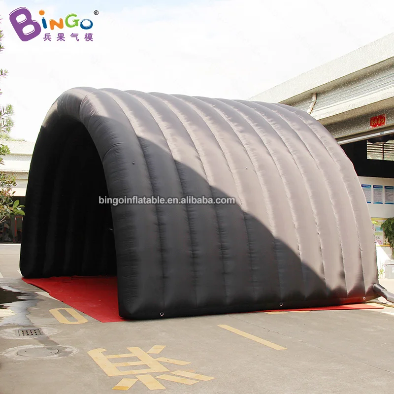  Personalized black 8x6x5 meters Inflatable Stage Tent / Inflatable Stage Cover toy tent