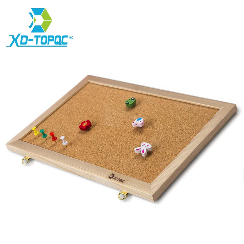 20*30cm New Bulletin Message Board Pine Wood Frame Cork Boards Be Hanging For School Home Office Nail Style With Push Pins