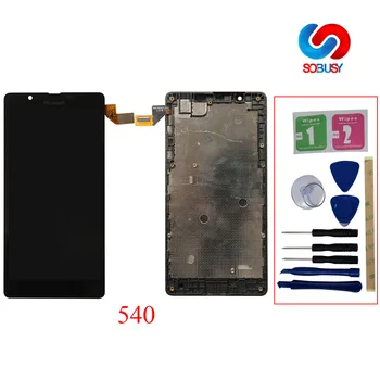 

Touchscreen For Microsoft Nokia Lumia 540 RM-1141 LCD Display Touch Screen Digitizer Assembly With frame repair replacement part