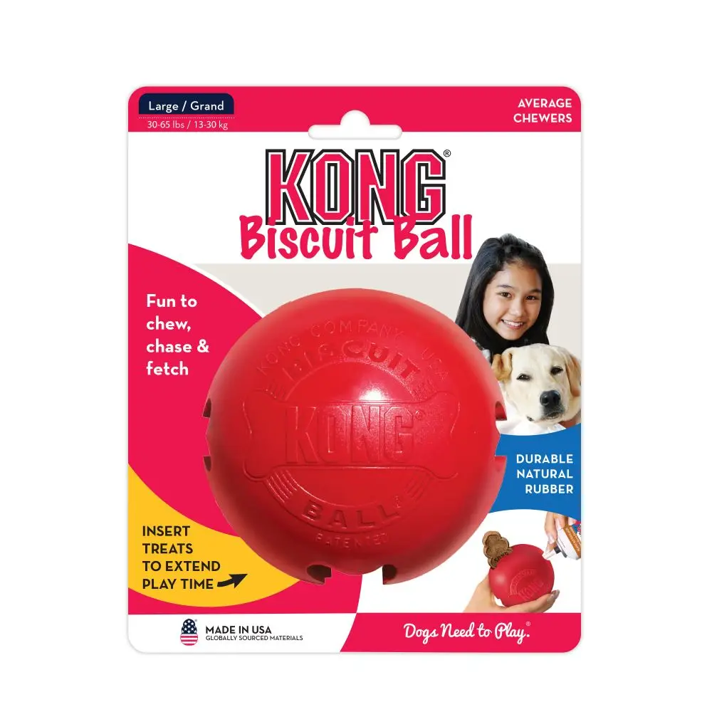 KONG Classic печенье мяч собака игрушка S/L | Дом и сад