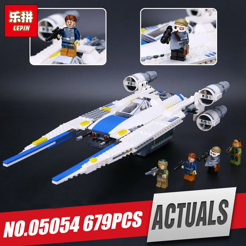 

Lepin 05054 Genuine Star Series U Wars Wing Fighter Set Educational Building Blocks Bricks Toy legoing 75155 Christmas Gifts
