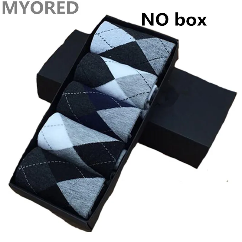 MYORED летние хлопковые Дышащие Короткие мужские деловые носки однотонные в